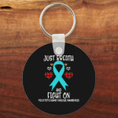 Nierziekte bewustzijn gewoon ademen en vechten op sleutelhanger (Voorkant)