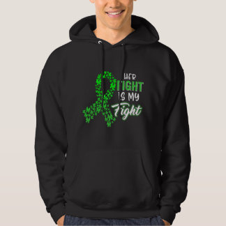 Nierziekte Bewustzijn Haar Strijd Groene Lint Steu Hoodie