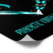 Nierziekte bewustzijn Ik ben overlevende hart ribb Poster (Hoek)