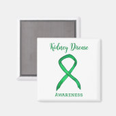 Nierziekte bewustzijn lint Custom Art Magneten (Voorkant / Achterkant)