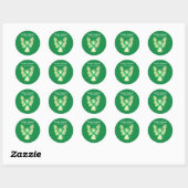 Nierziekte bewustzijn lint engel sticker (Vel)