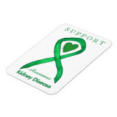 Nierziekte bewustzijn lint kunst magneet geschenke (Linkerzijde)