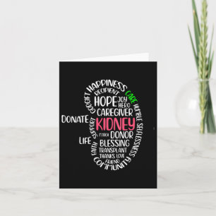 Nierziekte Bewustzijn Maand Geschenken Uni-volwass Kaart