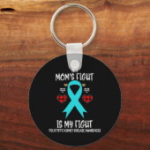 Nierziekte Bewustzijn Mijn moeder's gevecht is mij Sleutelhanger (Voorkant)