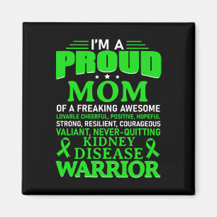 Nierziekte bewustzijn overlevende groene lint moed magneet