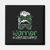 Nierziekte bewustzijn transplantaat groen lint M Magneet (Voorkant)