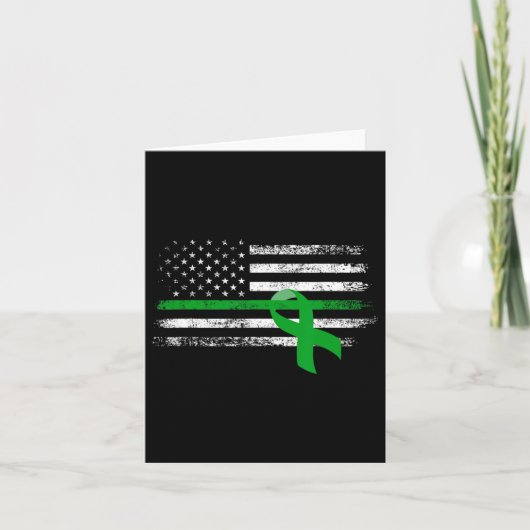 Nierziekte Bewustzijn US Flag Support Squad GRE Kaart (Voorkant)