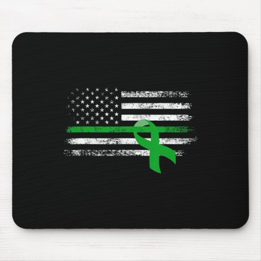 Nierziekte Bewustzijn US Flag Support Squad GRE Muismat (Voorkant)