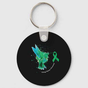 Nierziekte Bewustzijn Zonnebloem Kolibrie Gift Sleutelhanger