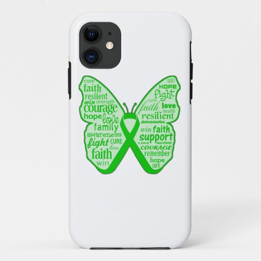 Nierziekte Butterfly Ribbon Case-Mate iPhone Case (Achterkant)