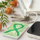 Nierziekte Engel Awareness Lintje Sleutelhanger (Voorkant Rechts)