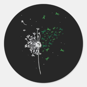 Nierziekte Geestelijke gezondheid Lintscoliose Gif Ronde Sticker