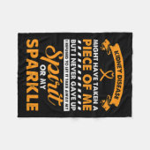 Nierziekte Gift - Geef nooit nierkanker op Fleece Deken (Voorkant (Horizontaal))