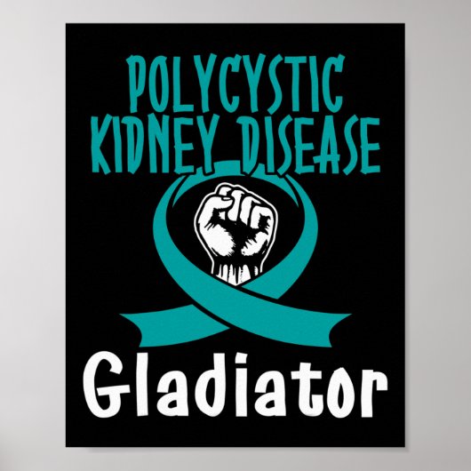 Nierziekte gladiator PCKD Poster (Voorkant)