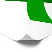 Nierziekte Groen lint 3 Poster (Hoek)