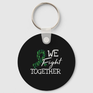Nierziekte Groen lint Familie Quote Awareness Sleutelhanger