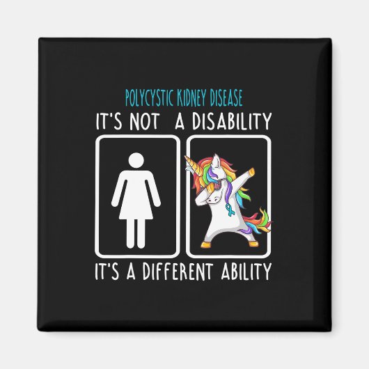 Nierziekte Het is geen handicap Magneet (Voorkant)