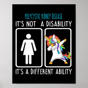 Nierziekte Het is geen handicap Poster
