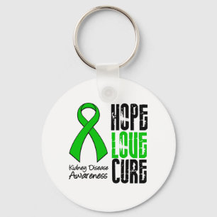 Nierziekte Hope Love Cure Ribbon Sleutelhanger