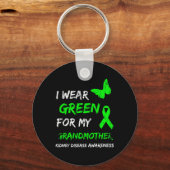 Nierziekte Ik Draag groen voor mijn grootmoeder ri Sleutelhanger (Voorkant)