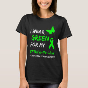 Nierziekte Ik Draag groen voor mijn schoonvader R T-shirt