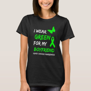 Nierziekte Ik Draag groen voor mijn vriend Ribbo T-shirt