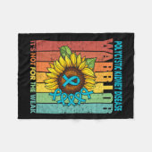 Nierziekte krijger Het is niet voor de zwakkeren Fleece Deken (Voorkant (Horizontaal))