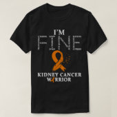 Nierziekte krijger IM Fine 3 T-shirt (Design voorkant)