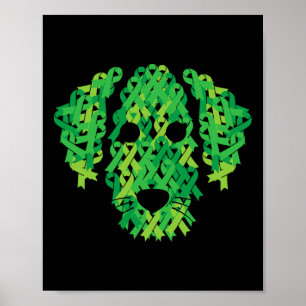 Nierziekte Mentale Gezondheid Scoliose Lint Bewust Poster