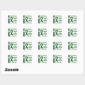 Nierziekte moet genezen worden 3 ronde sticker (Vel)