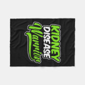 Nierziekte Ontwerp Krijger Gift 1 Fleece Deken (Voorkant (Horizontaal))