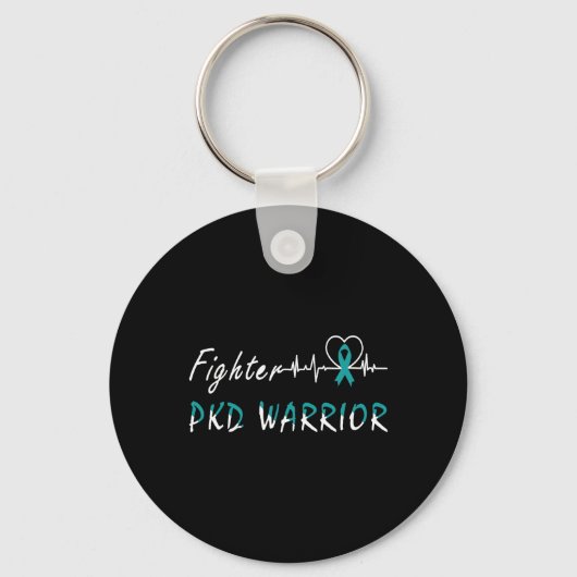Nierziekte PKD Warrior Support Fighter Sleutelhanger (Voorkant)