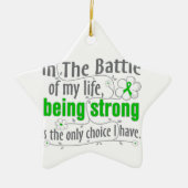 Nierziekte tijdens de strijd keramisch ornament (Voorkant)