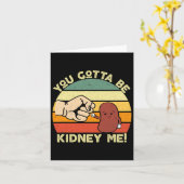 Nierziekte transplantaat plezier Nier Orgaandonor  Kaart (Gele Bloem)