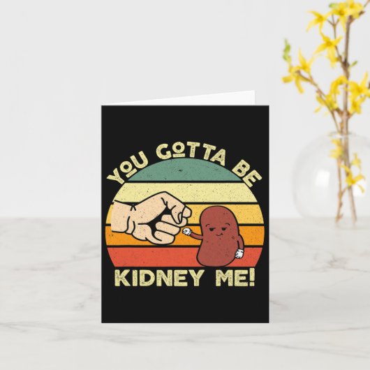 Nierziekte transplantaat plezier Nier Orgaandonor  Kaart (Gele Bloem)