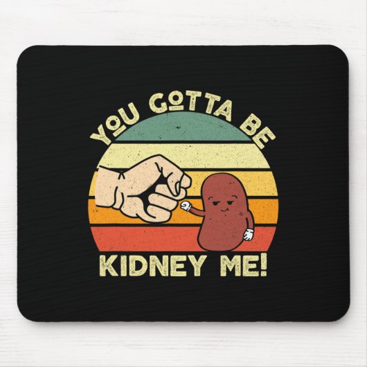 Nierziekte transplantaat plezier Nier Orgaandonor  Muismat (Voorkant)