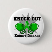 Nierziekte uitslaan ronde button 5,7 cm (Voorkant)