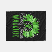 Nierziekte Warrior Fleece Deken (Voorkant (Horizontaal))