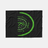 Nierziekte Warrior Fleece Deken (Voorkant (Horizontaal))