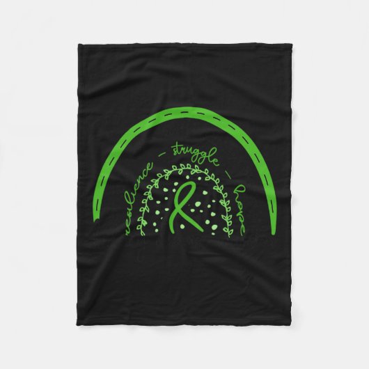 Nierziekte Warrior Fleece Deken (Voorkant)