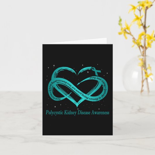 Nierziekte Warrior Kaart (Gele Bloem)