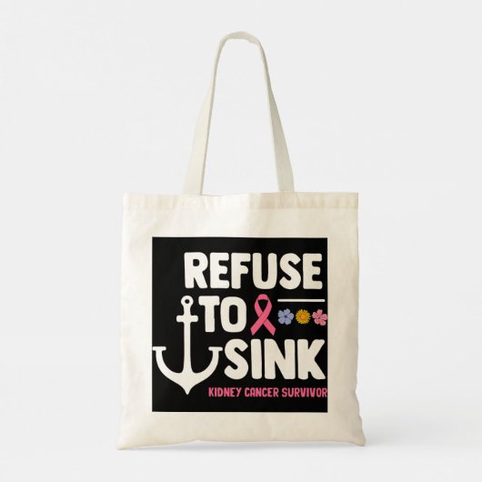 Nierziekte weigeren om jager nieren te zinken tote bag (Achterkant)