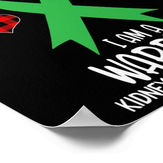 Nierziektebewustzijn Lint I Poster (Hoek)