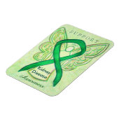 Nierziektebewustzijn Ribbon Angel Magnet Gifts Magneet (Linkerzijde)