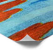 Niesen, bergtop over het meer, Zwitserland Poster (Hoek)