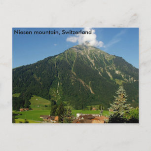 Niesen mountable, Zwitserland Briefkaart