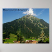 Niesen mountable, Zwitserland Poster (Voorkant)