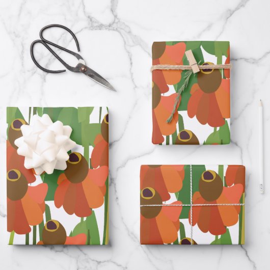 Nieskruid Wilde Bloem Bloemstuk Inpakpapier Vel (Voorkant)
