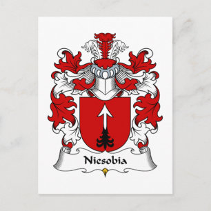 Niesobia Family Crest Briefkaart