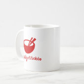 Niet-ở gettable koffiemok (Voorkant links)